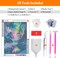 Aurora Diamond Painting Kit for Adults – 12x16" 5D Full Drill Snowy Mountains & Lake DIY Diamond Art, Beginner-Friendly Gem Painting for Home Wall Decor (BLKJDP16)
